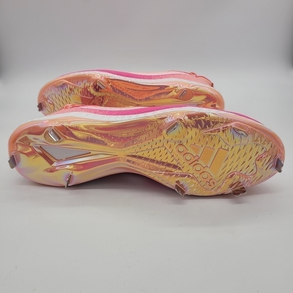 Adidas Icon 5 Bounce 'Breast Cancer Awareness Baseball Cleats Men 17 Shoes  NEW - Picture 7 of 14